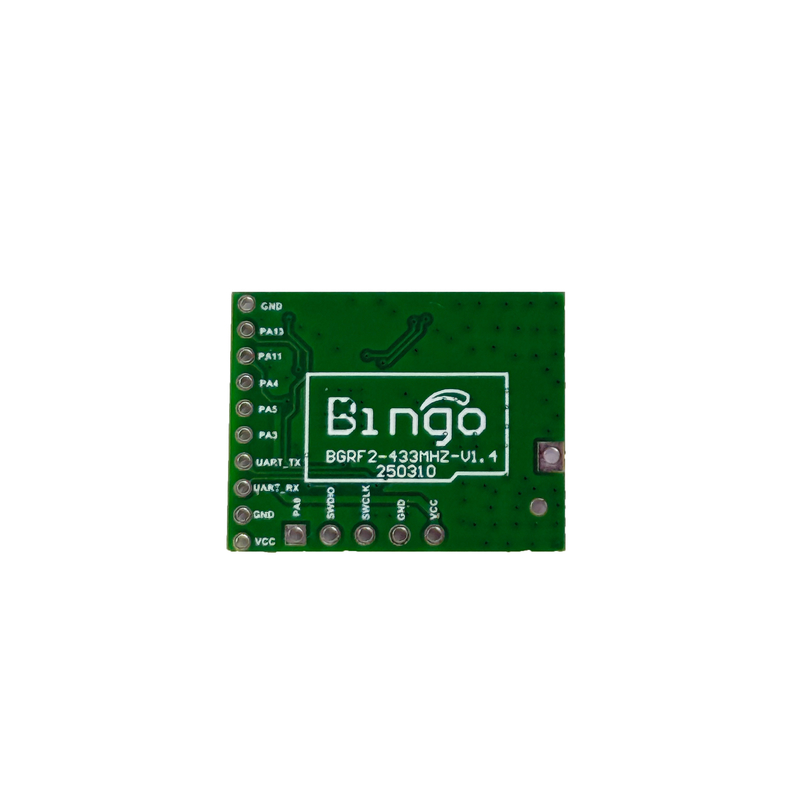 UART 무선 모듈 BGRF2 초소형: 100kbps 속도, -121dBm 감도 및 1μA 잠자리 모드