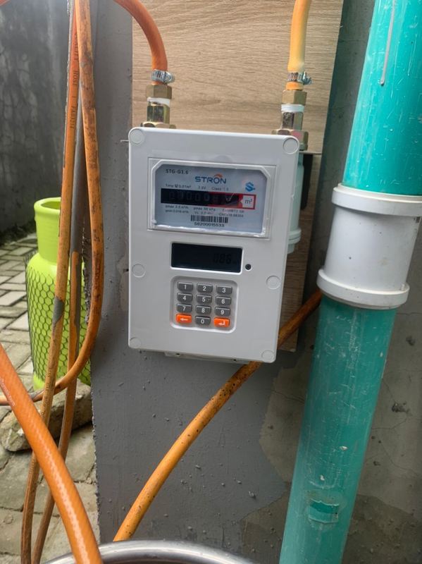 원격 제어 및 자동 밸브 제어 기능이 있는 고정도 1.5급 스마트 가스 미터