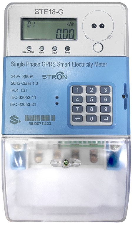 2G 및 4G 네트워크 호환성 스마트 미터 애플리케이션을 위한 스마트 사전 지불 전기 계기 IP54 침입 보호