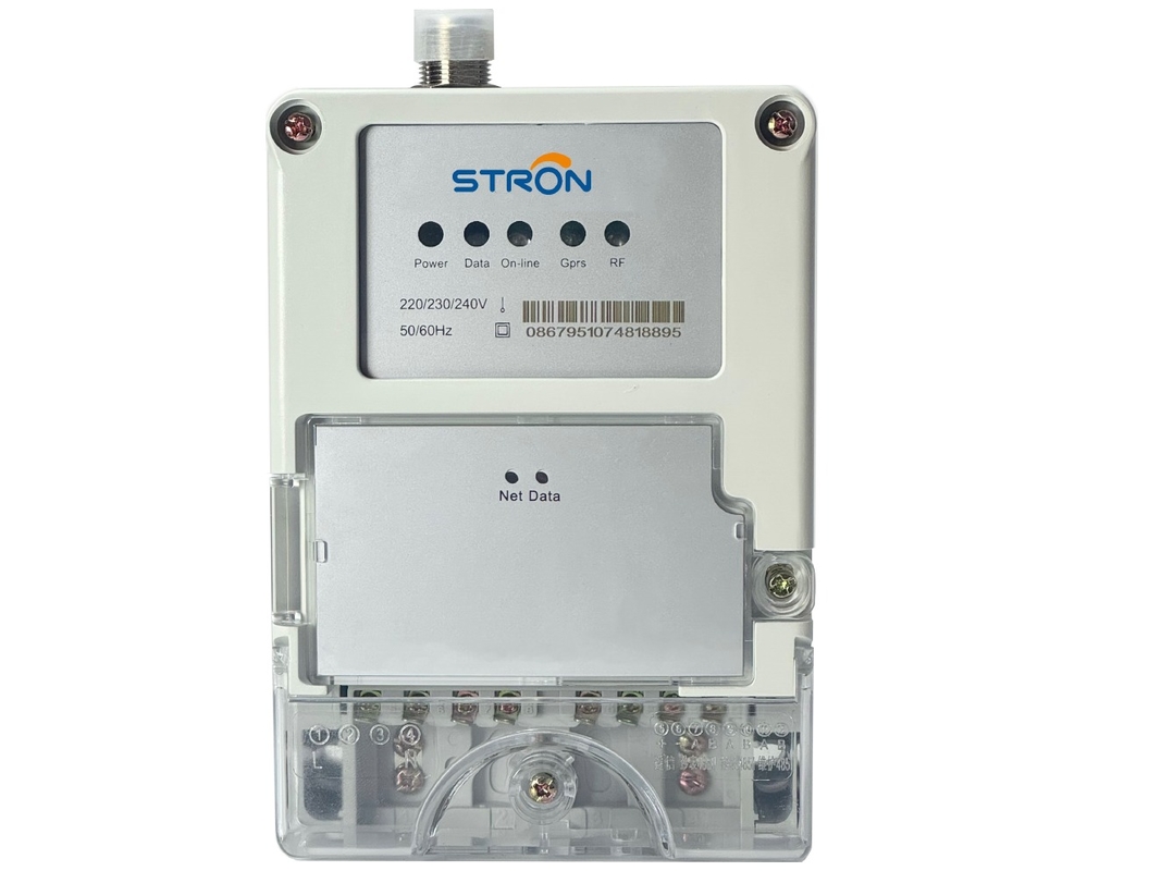 스마트 선불 전기 미터 300 유닛 2G 및 4G 네트워크 호환성을 위한 중앙 집중식 데이터 관리