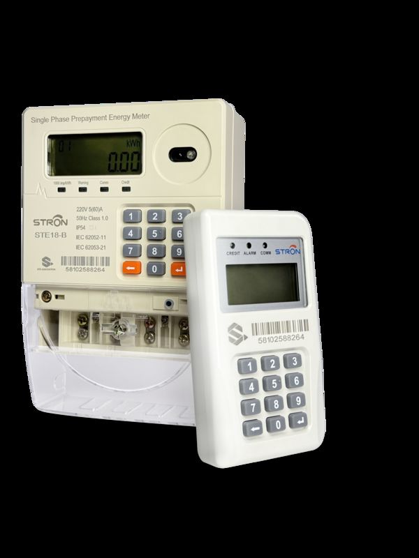 모바일 결제 준비 스마트 사전 지불 전기 미터 10 년 데이터 로깅 및 변조 자동 단절