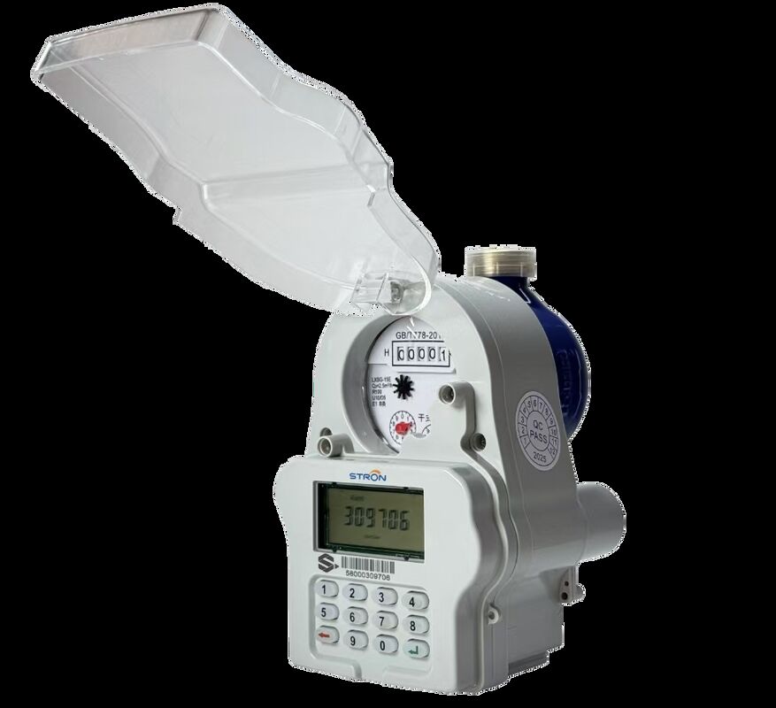 STRW240-A STS 키보드 선불 물계 DN15-DN25 청동 IP68 LoRa-RF 원격 읽기 가정용 상용용 물용 물