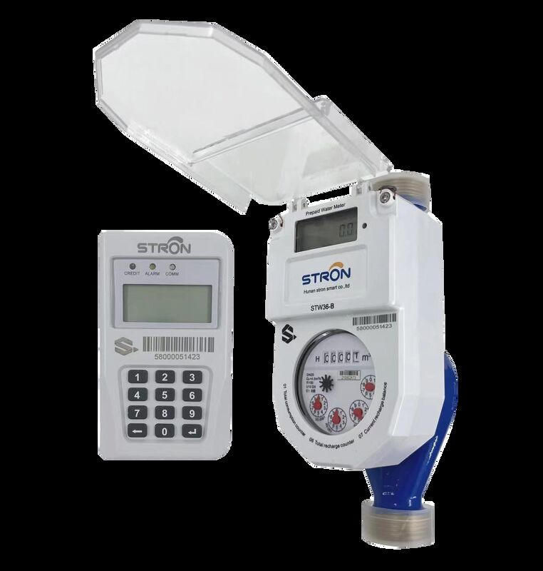 STS 인증 선불 물계 STW36-A R100 B급 다중 제트 선불 물계 로라 통신 CIU와 함께 4-6년 배터리, 변조 방지 & StronPay 시스템 호환