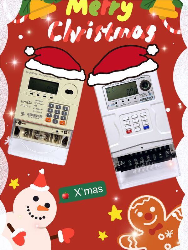 WiFi STS 표준 AMI 삼상 스마트 미터, Alipay 결제 옵션 통합 솔루션