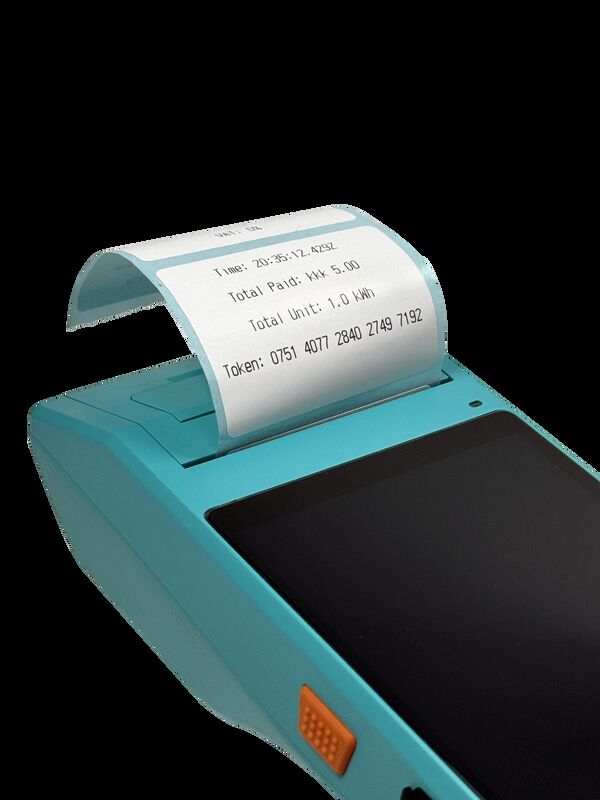 모바일 판매 단위로 문에서 문으로 충전 휴대용 터미널 충전 안드로이드 9.0 휴대용 결제 터미널 - 빠른 충전 작업을 위한 사용자 친화적 인 인터페이스