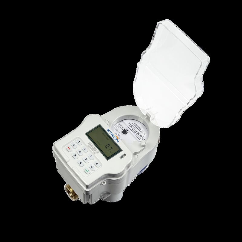 STRW240-A STS 키보드 선불 물계 DN15-DN25 청동 IP68 LoRa-RF 원격 읽기 가정용 상용용 물용 물