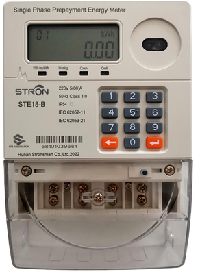 CIU와 STS 1상분 60 hz 8kV 고성능 전기 계량기
