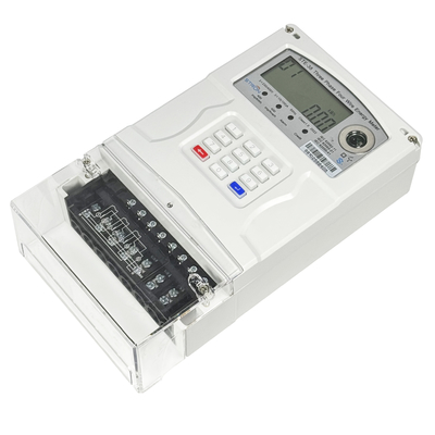 반응성 클래스 2.0 스마트 선불 전기 계량기, 10A 기본 전류 및 400imp/kWh 유효 전력 상수