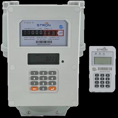 STS Split-Type Prepaid Gas Meter  and an independent Customer Interface Unit CIU  Leveraging 300–400m RF communication capability