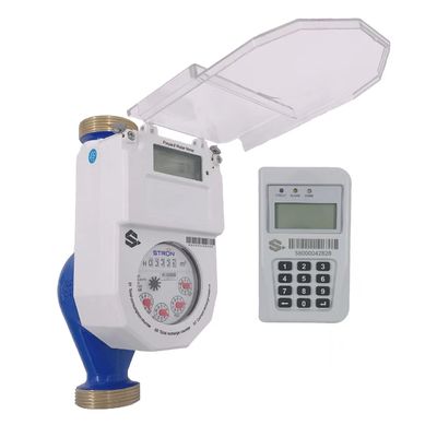 STS Approved Prepaid Water Meter - Anti-magnetic Attack, Remote Top-up, LCD Display & Easy Operation for Advanced Automatic Meter Reading System