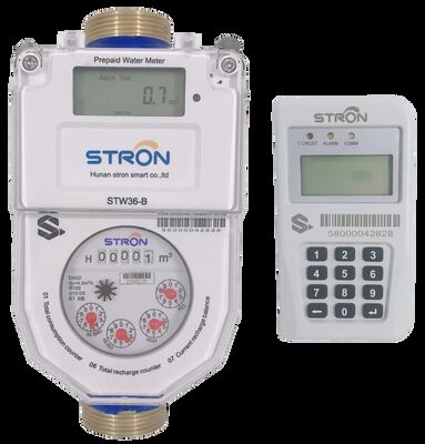 온도 0C-50C 스마트 물계 측정 범위 0-999999 리터 작동 압력 ≤1.6Mpa 수자원 관리 솔루션