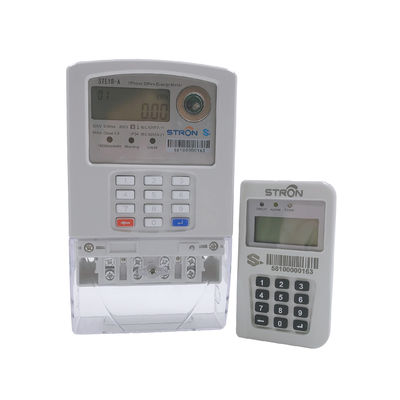 LORA-RF 사용자 인터페이스 단위와 단일 상 STS 순응하는 갈라진 키패드 선급 지적 전력 계량기