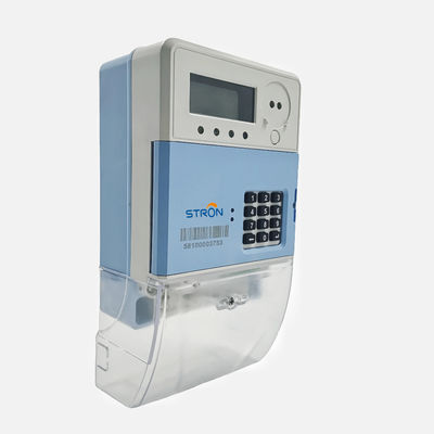 IP54 16kV 1600 imp/KWh 현명한 선불한 전기 계량기 단일 상